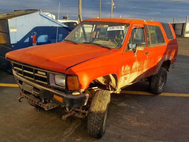 JT4RN62D4G0013386 - 1986 TOYOTA 4RUNNER RN RED photo 2