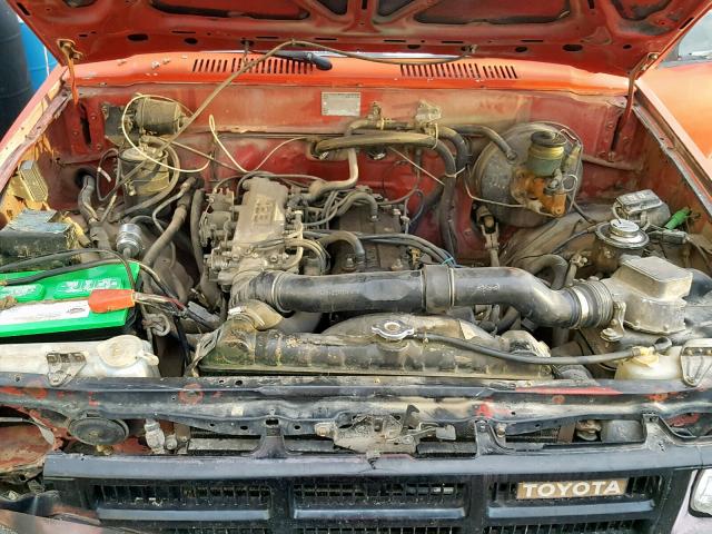 JT4RN62D4G0013386 - 1986 TOYOTA 4RUNNER RN RED photo 7