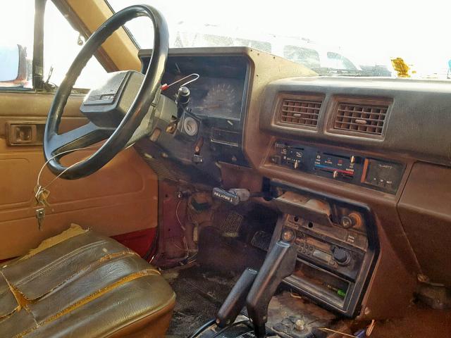 JT4RN62D4G0013386 - 1986 TOYOTA 4RUNNER RN RED photo 9