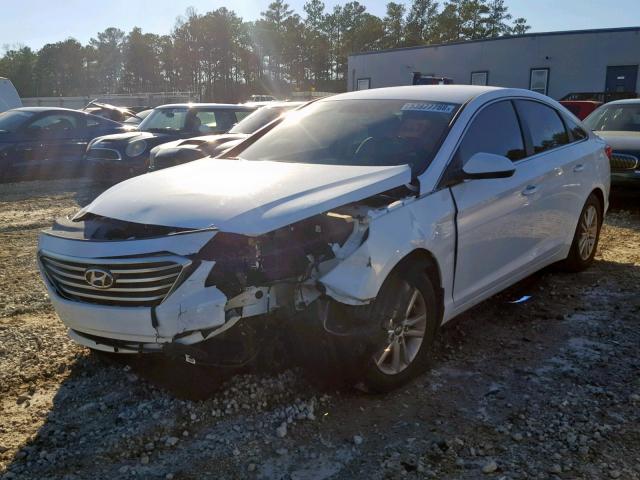 5NPE24AA7HH538028 - 2017 HYUNDAI SONATA ECO WHITE photo 2