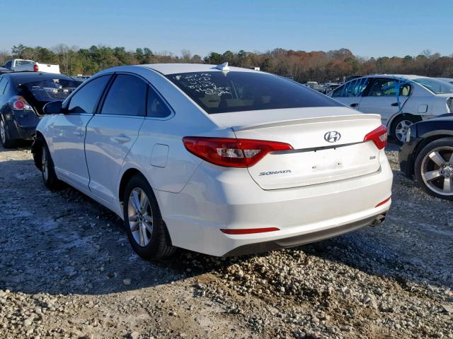 5NPE24AA7HH538028 - 2017 HYUNDAI SONATA ECO WHITE photo 3