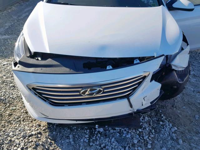 5NPE24AA7HH538028 - 2017 HYUNDAI SONATA ECO WHITE photo 7