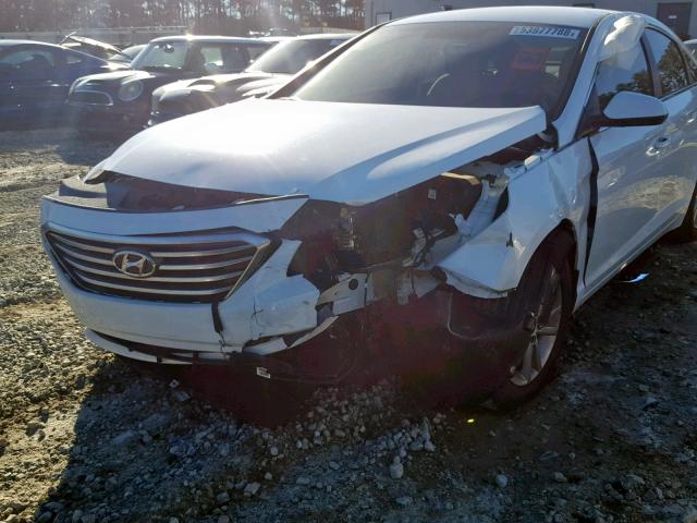 5NPE24AA7HH538028 - 2017 HYUNDAI SONATA ECO WHITE photo 9