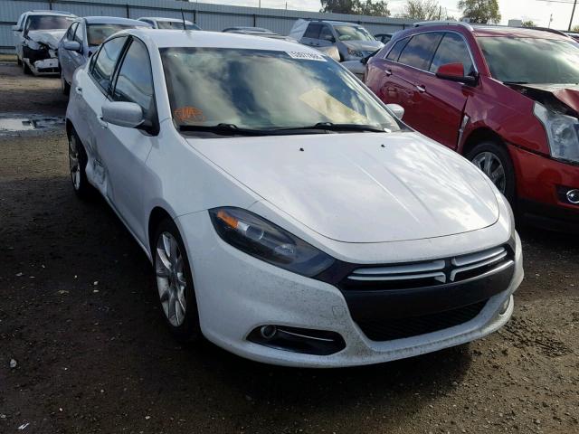 1C3CDFBH7DD153937 - 2013 DODGE DART SXT WHITE photo 1