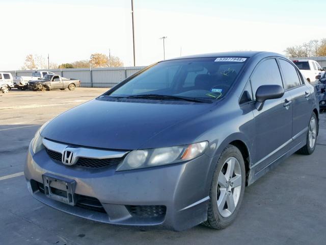 19XFA1F60BE009624 - 2011 HONDA CIVIC LX-S GRAY photo 2