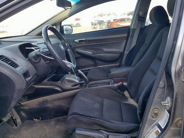 19XFA1F60BE009624 - 2011 HONDA CIVIC LX-S GRAY photo 5