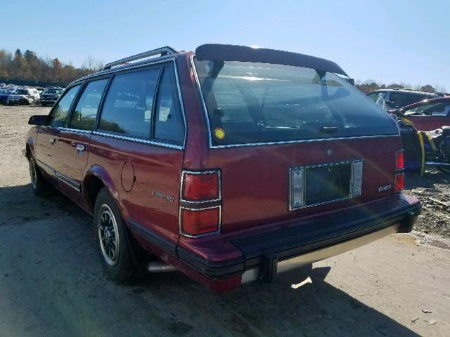 1G4AG85M0R6478791 - 1994 BUICK CENTURY SP BURGUNDY photo 3