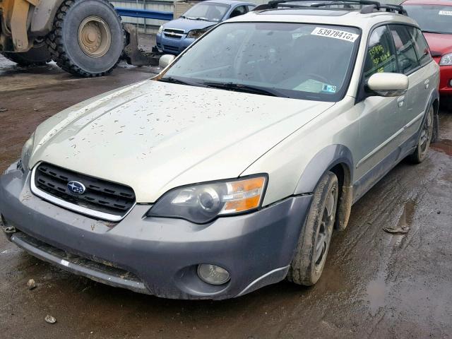 4S4BP86C654343802 - 2005 SUBARU LEGACY OUT GREEN photo 2