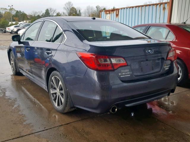 4S3BNEJ66F3031805 - 2015 SUBARU LEGACY 3.6 GRAY photo 3