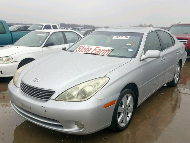 JTHBA30G665170958 - 2006 LEXUS ES 330 SILVER photo 2