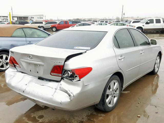 JTHBA30G665170958 - 2006 LEXUS ES 330 SILVER photo 4