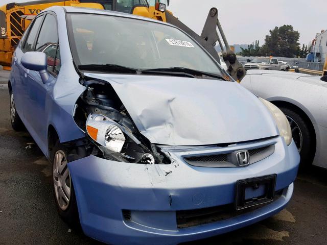 JHMGD384X8S054206 - 2008 HONDA FIT BLUE photo 1