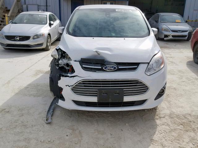 1FADP5CU4DL516803 - 2013 FORD C-MAX PREM WHITE photo 9