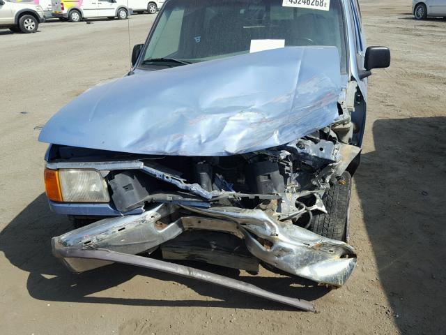 1FTCR10AXVTA45177 - 1997 FORD RANGER BLUE photo 9