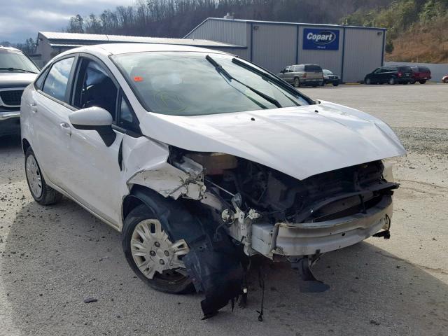 3FADP4AJ6EM127700 - 2014 FORD FIESTA S WHITE photo 1