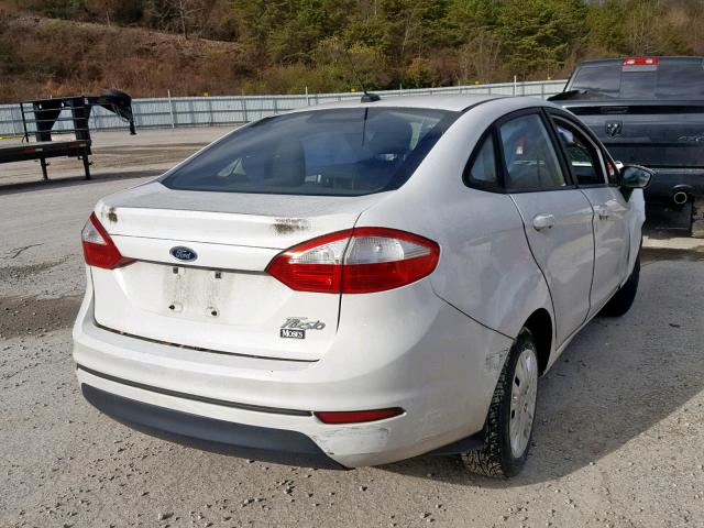 3FADP4AJ6EM127700 - 2014 FORD FIESTA S WHITE photo 4