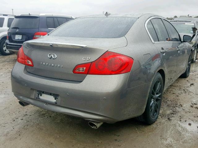 JN1CV6AP5CM629525 - 2012 INFINITI G37 BASE GRAY photo 4