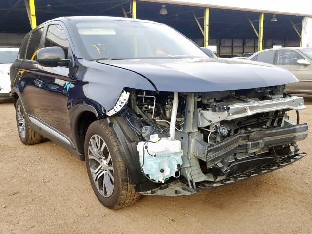 JA4AD2A37JZ063584 - 2018 MITSUBISHI OUTLANDER BLUE photo 1