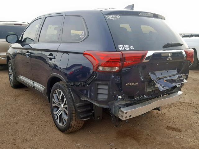 JA4AD2A37JZ063584 - 2018 MITSUBISHI OUTLANDER BLUE photo 3