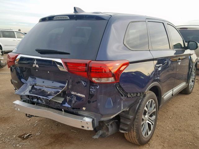 JA4AD2A37JZ063584 - 2018 MITSUBISHI OUTLANDER BLUE photo 4