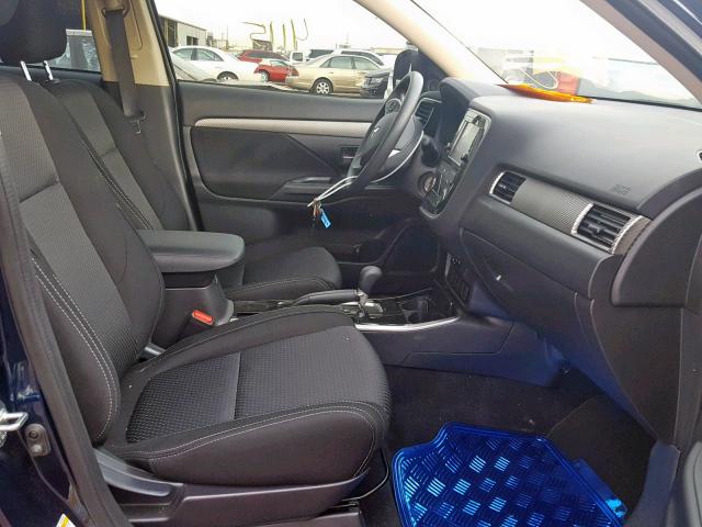 JA4AD2A37JZ063584 - 2018 MITSUBISHI OUTLANDER BLUE photo 5