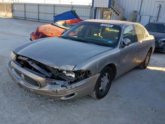 1G4HP54K2YU106635 - 2000 BUICK LESABRE CU GRAY photo 2