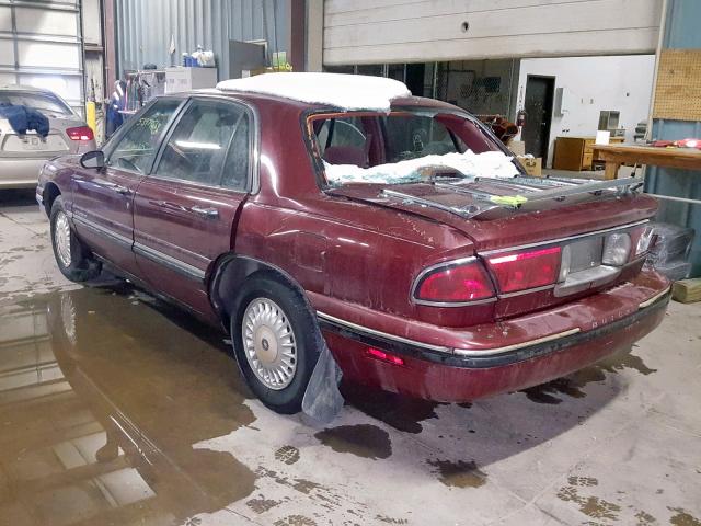 1G4HP52K6WH480917 - 1998 BUICK LESABRE CU BURGUNDY photo 3