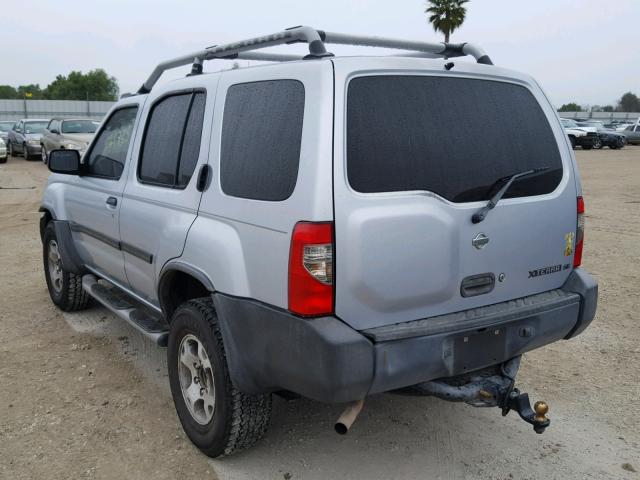 5N1ED28TXYC525366 - 2000 NISSAN XTERRA SILVER photo 3