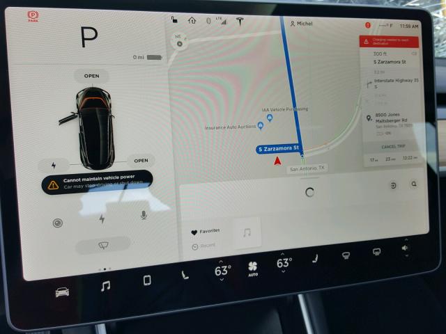 5YJ3E1EA6JF016065 - 2018 TESLA MODEL 3 BLACK photo 9