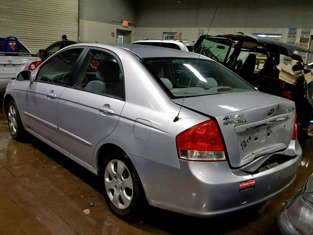 KNAFE121475419454 - 2007 KIA SPECTRA EX SILVER photo 3