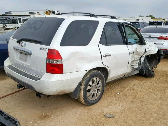 2HNYD18923H523109 - 2003 ACURA MDX TOURIN WHITE photo 4