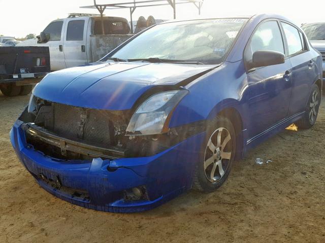 3N1AB6AP2CL677235 - 2012 NISSAN SENTRA 2.0 BLUE photo 2