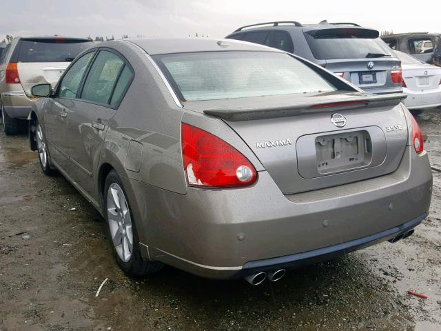 1N4BA41E78C818767 - 2008 NISSAN MAXIMA SE GOLD photo 3