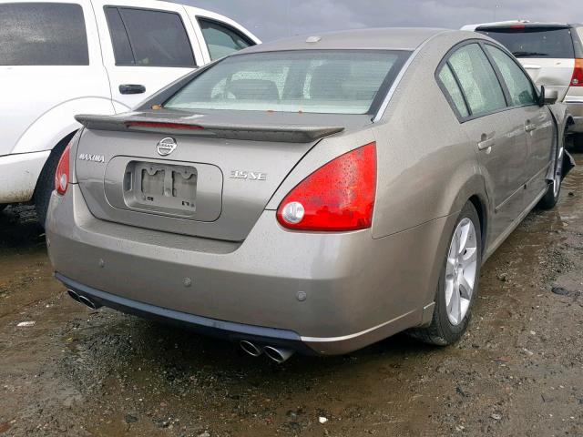 1N4BA41E78C818767 - 2008 NISSAN MAXIMA SE GOLD photo 4