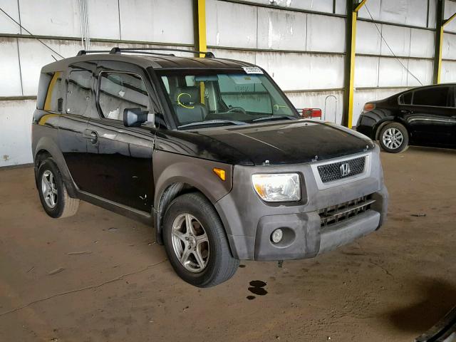 5J6YH28513L005020 - 2003 HONDA ELEMENT EX BLACK photo 1