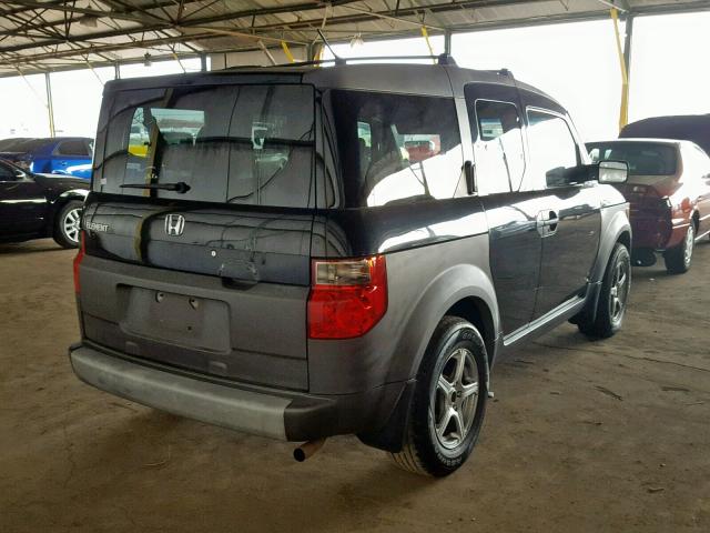 5J6YH28513L005020 - 2003 HONDA ELEMENT EX BLACK photo 4