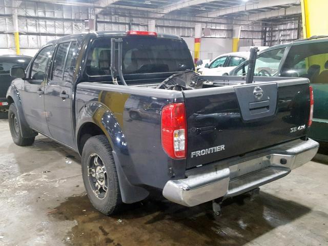 1N6AD0EV4AC422685 - 2010 NISSAN FRONTIER C BLACK photo 3