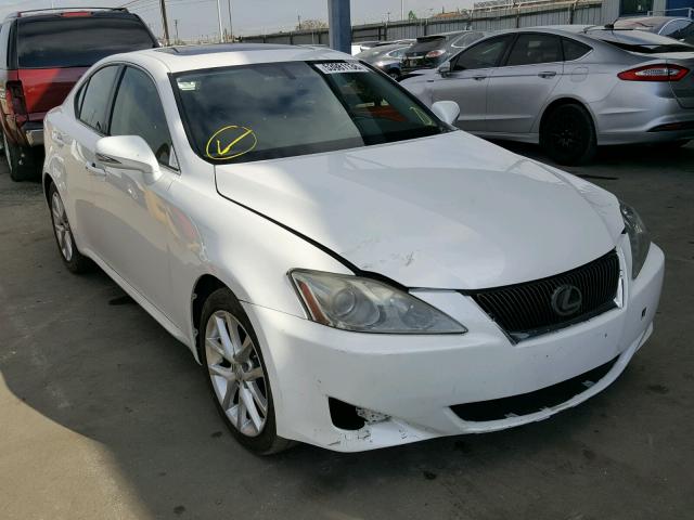 JTHBF5C21B5140936 - 2011 LEXUS IS 250 WHITE photo 1