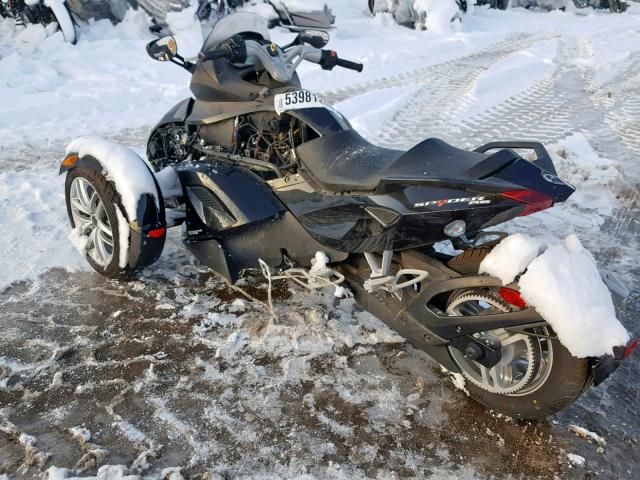 2BXNAAC28GV000194 - 2016 CAN-AM SPYDER ROA BLACK photo 3