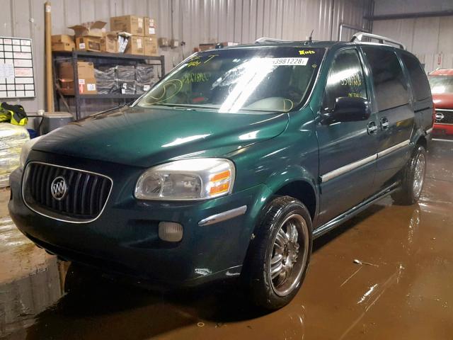 5GADV33L05D277050 - 2005 BUICK TERRAZA CX GREEN photo 2