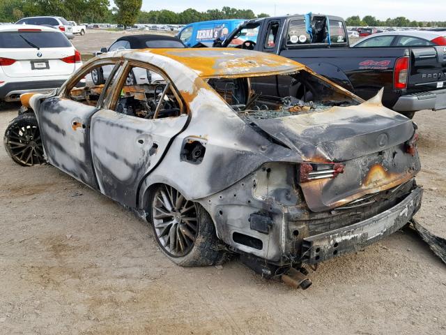 JTHBF1D23E5020230 - 2014 LEXUS IS 250 BURN photo 3