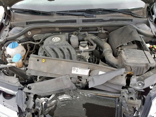 3VW1K7AJ4EM373381 - 2014 VOLKSWAGEN JETTA BASE Մոխրագույն լուսանկար 7