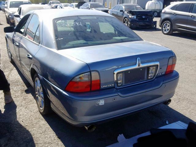 1LNHM87A83Y687394 - 2003 LINCOLN LS BLUE photo 3