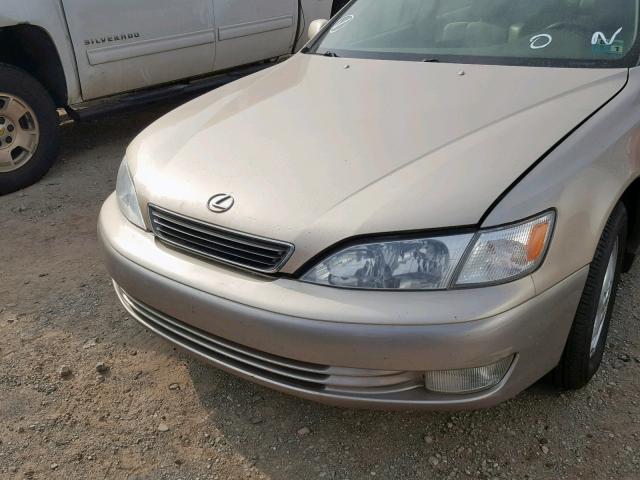 JT8BF28G8X0233184 - 1999 LEXUS ES 300 GOLD photo 7