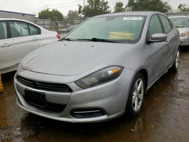 1C3CDFBB8FD315489 - 2015 DODGE DART SXT SILVER photo 2