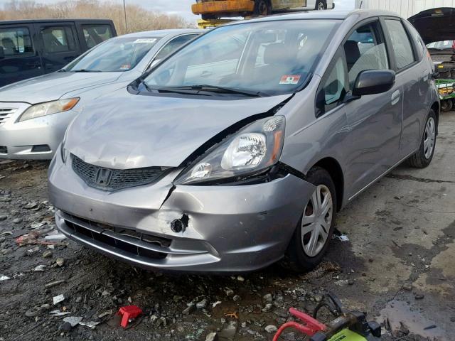 JHMGE88279S006169 - 2009 HONDA FIT SILVER photo 2