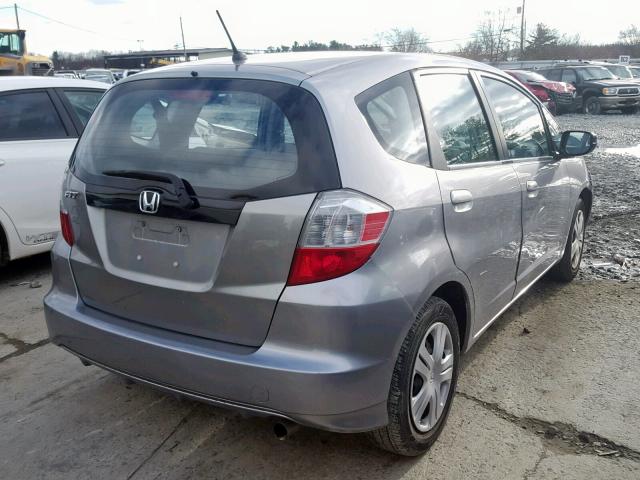 JHMGE88279S006169 - 2009 HONDA FIT SILVER photo 4