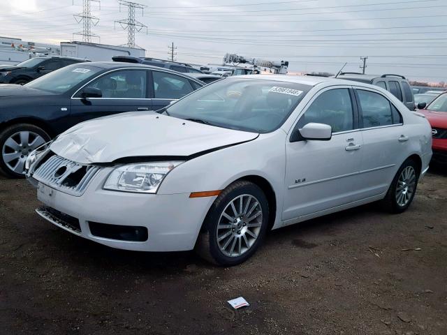 3MEHM07Z58R600647 - 2008 MERCURY MILAN WHITE photo 2