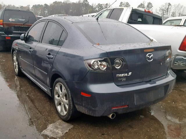 JM1BK323481131790 - 2008 MAZDA 3 S CHARCOAL photo 3