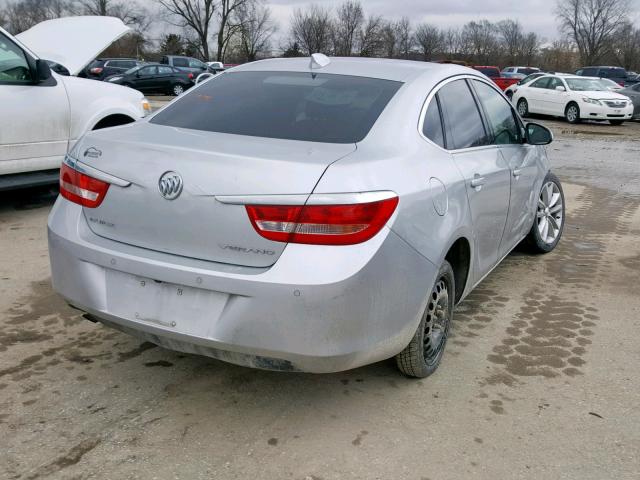 1G4PR5SK0F4137534 - 2015 BUICK VERANO CON SILVER photo 4